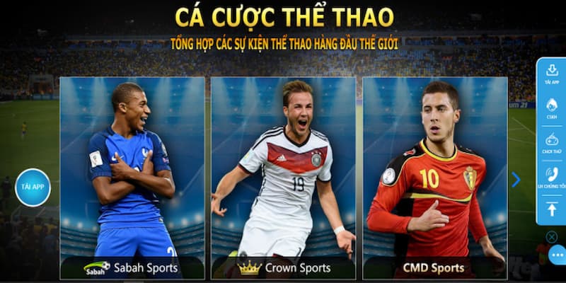 List các sự kiện thể thao nổi bật trên 123B