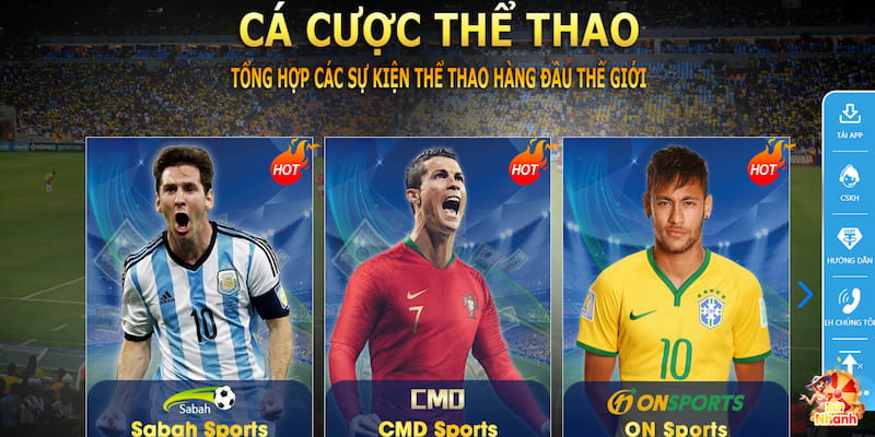 Danh mục thể thao đứng top đầu trong các trò chơi phổ biến tại 123B