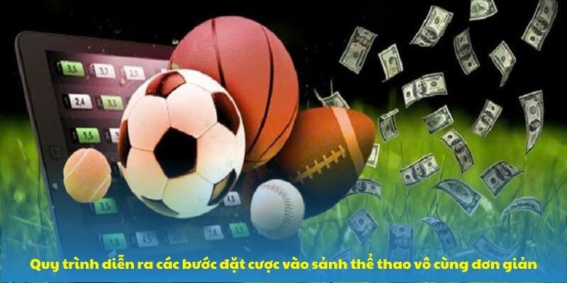 Quy trình diễn ra các bước đặt cược vào sảnh thể thao vô cùng đơn giản