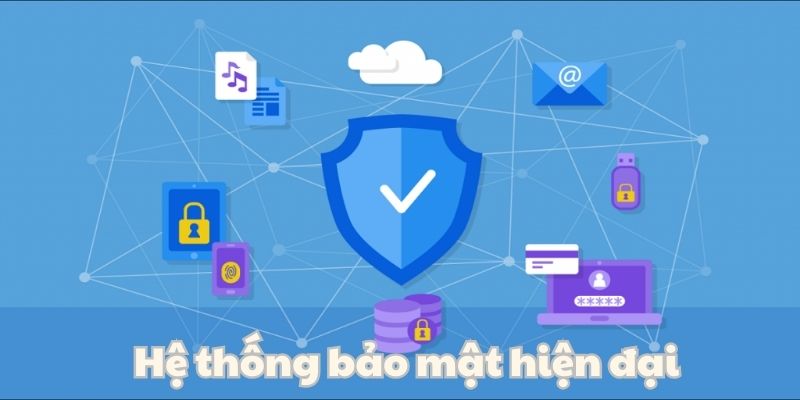 Hệ thống bảo mật với nhiều công nghệ tiên tiến