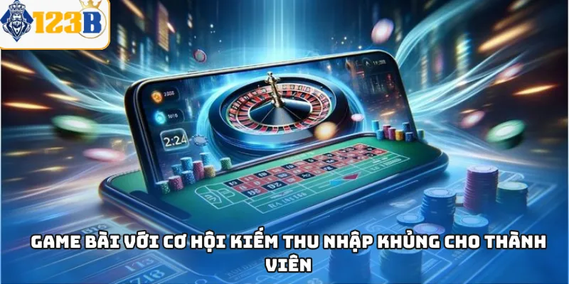 Game bài với cơ hội kiếm thu nhập khủng cho thành viên