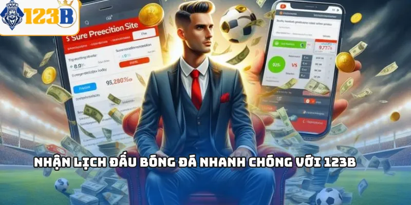 Nhận lịch đấu bóng đá nhanh chóng với 123B